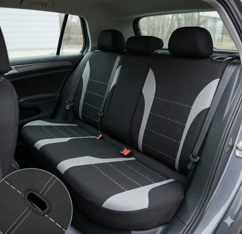 Uniwersalne Pokrowce Samochodowe na Fotele – Kompletny Zestaw Przód + Tył | Ochrona Tapicerki