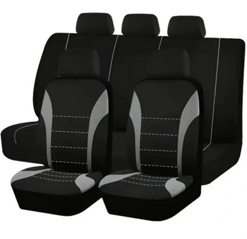 Uniwersalne Pokrowce Samochodowe na Fotele – Kompletny Zestaw Przód + Tył | Ochrona Tapicerki